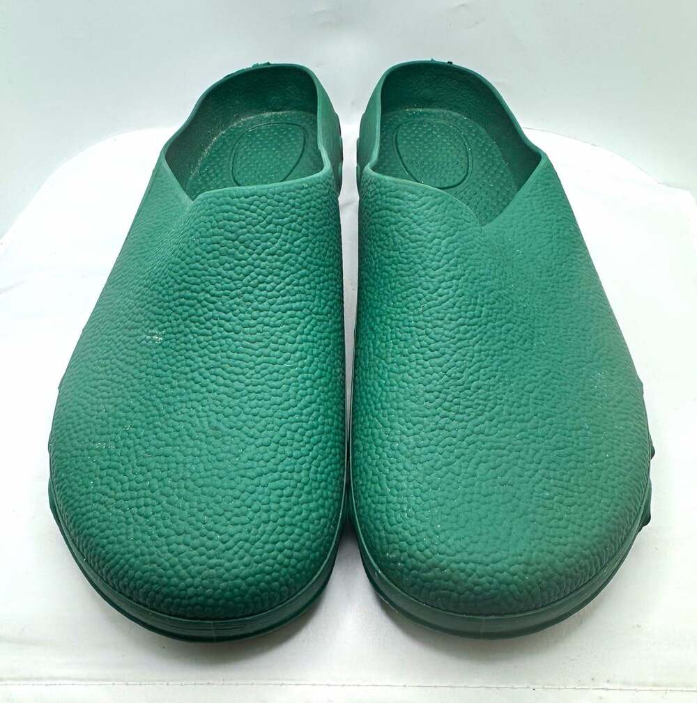 PARKSIDE Green Comfort Slip-On Clog Closed Toe Mens US 12/13 EU 46/47 gardening